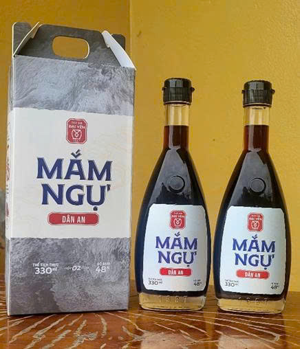 Mắm ngự Dân An (hộp 2 chai 330ml) - độ đạm 48N